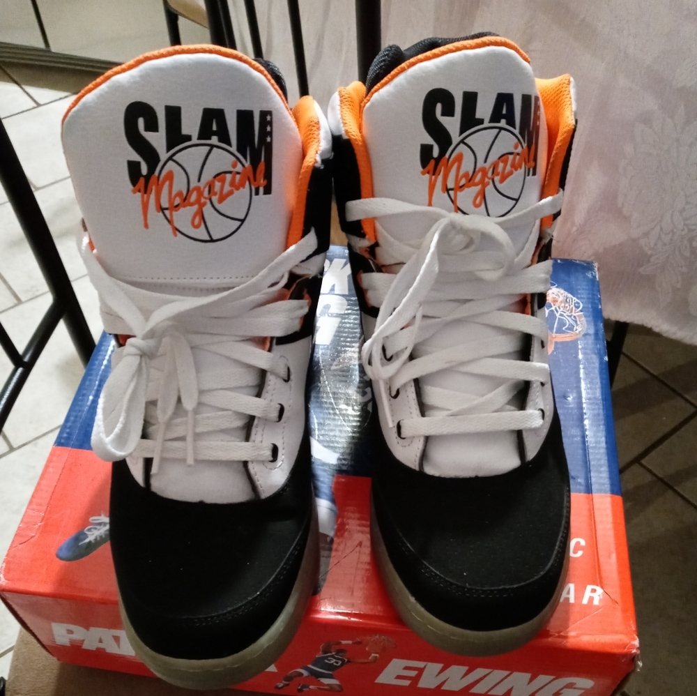 Patrick Ewing slam dunk 10.5 Black orange white